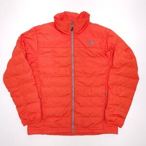 Mens M The North Face Minoqua Flare II 2 Insulated 550-Down Puffer Jacket Orange